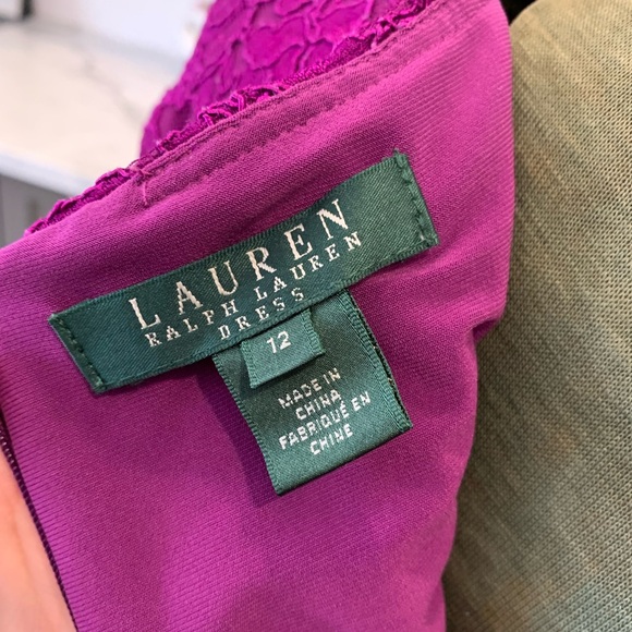 Lauren by Ralph Lauren Lace Shift Dress. - 12 - Picture 4 of 4